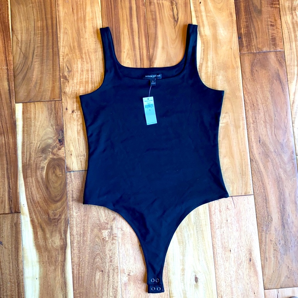 Black Banana Republic Factory bodysuit small NWT